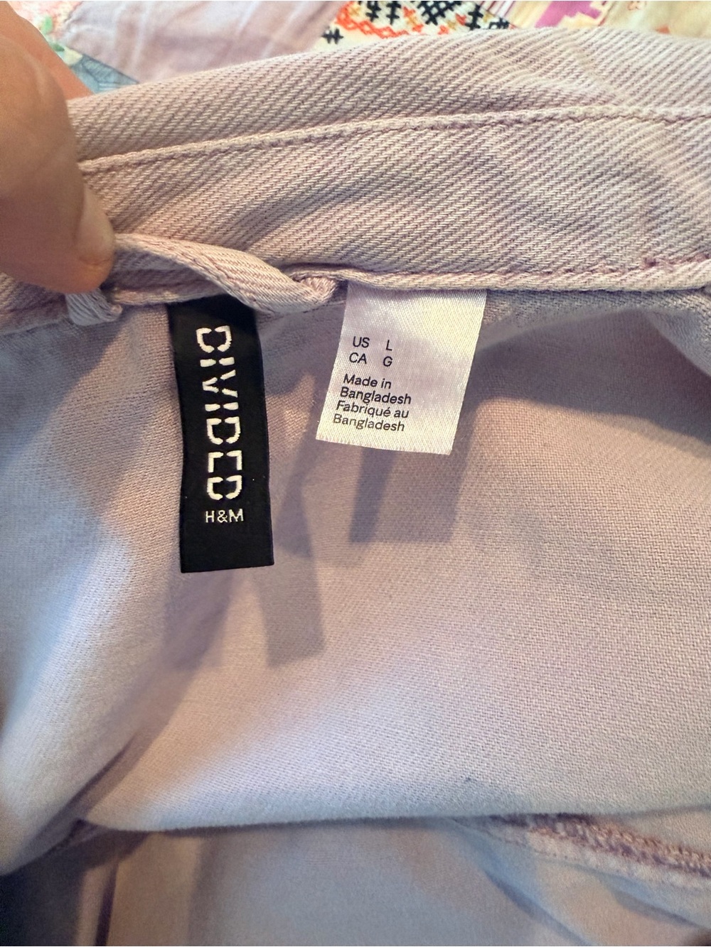 H&M Lavender Oversized Utility Shacket - Picture 5 of 5
